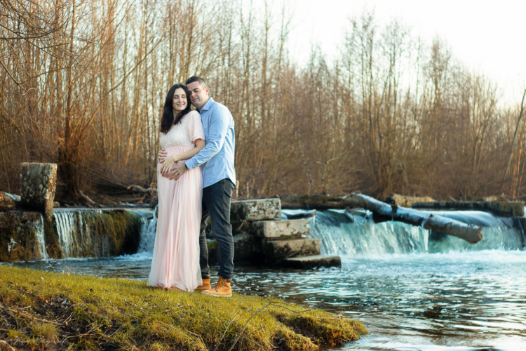 Photographe couple grossesse Yonne Auxerre